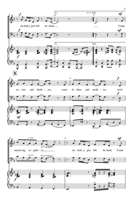 Nobody Gets Left Behind - pro sbor SATB