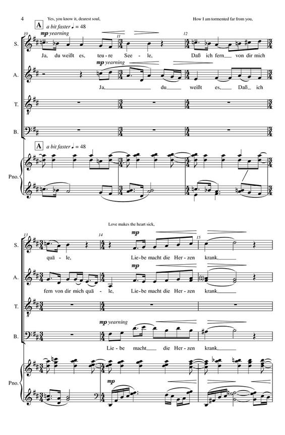 Zueignung - pro sbor SATB