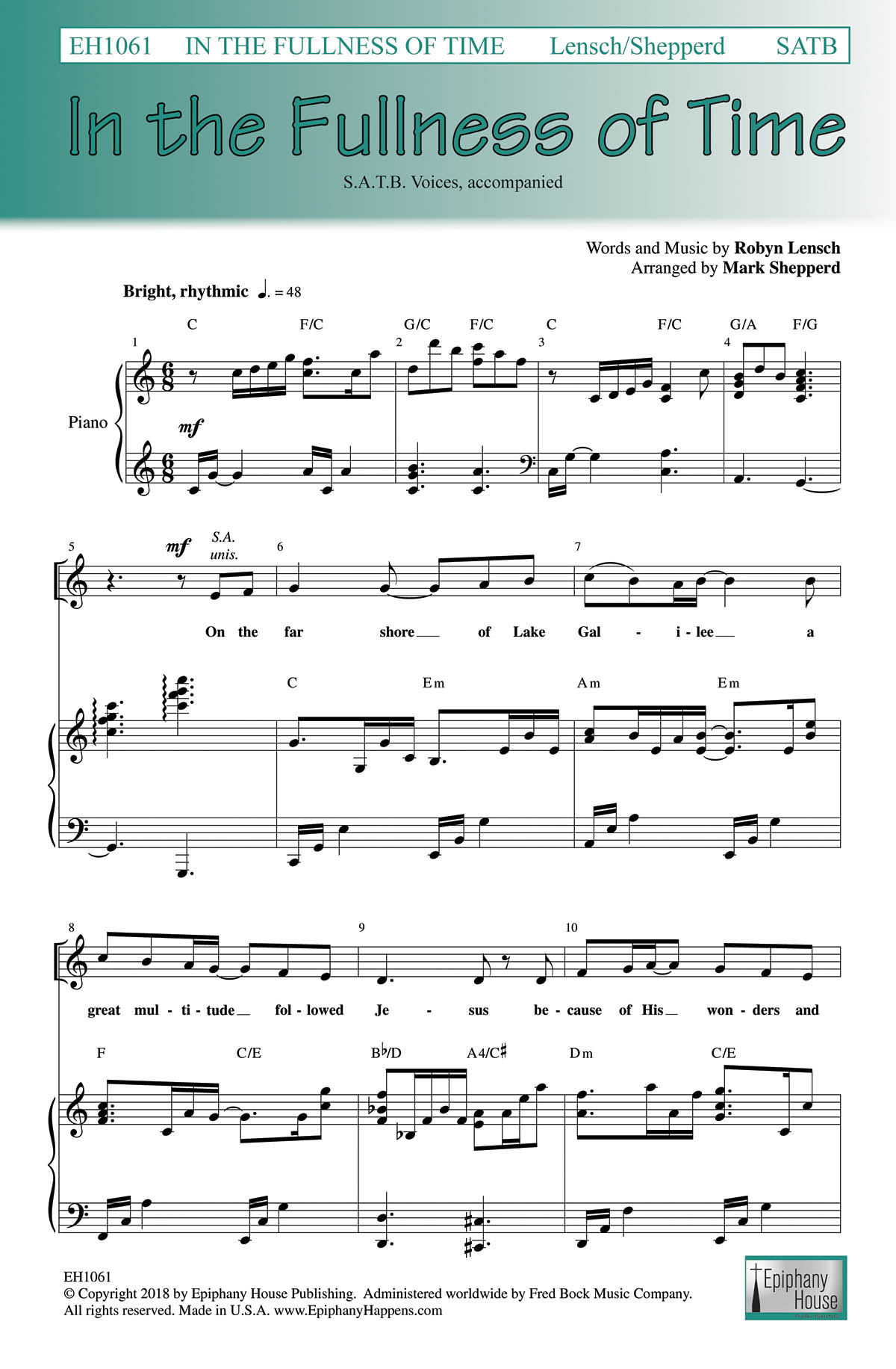 In the Fullness Of Time - pro sbor SATB