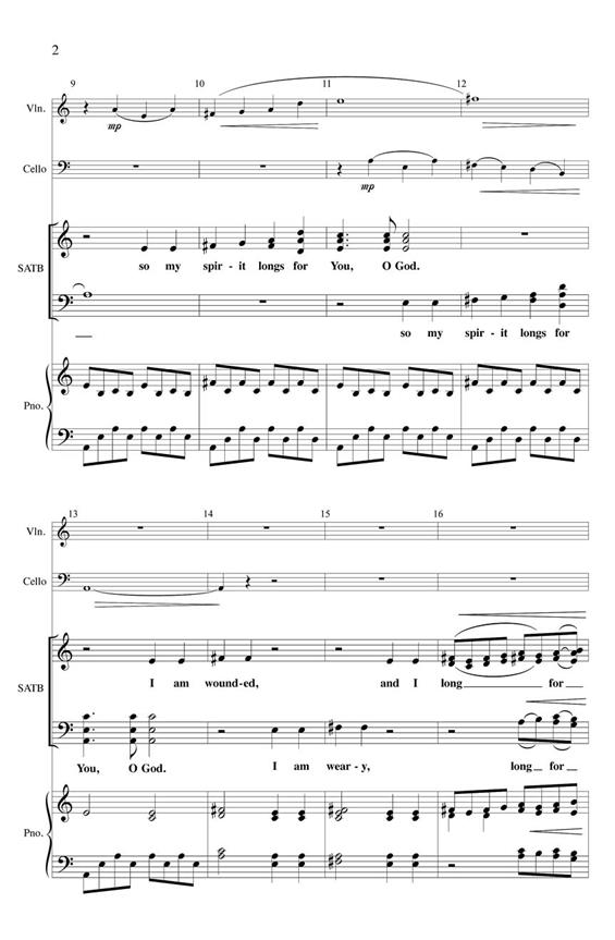 Psalm 42 (My Spirit Longs for You) - pro sbor SATB