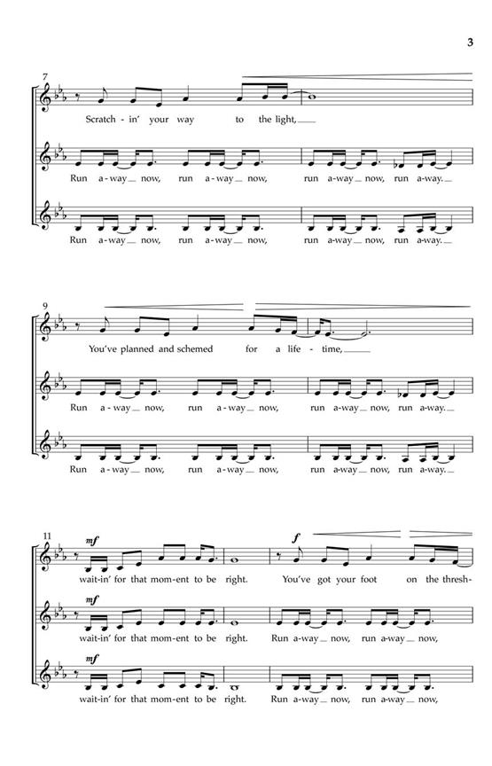 Run Away - pro sbor SATB