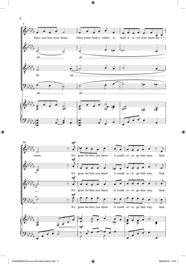 Once You Lose Your Heart - pro sbor SATB