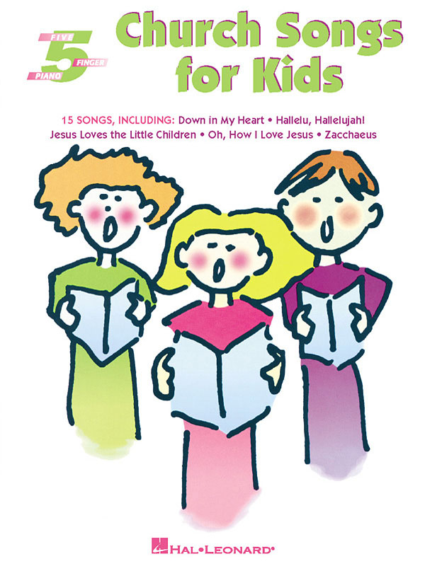 Church Songs for Kids - Five-Finger Piano