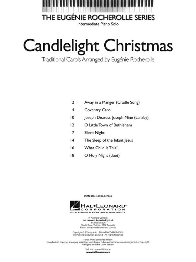 Candlelight Christmas (Book and CD) - noty pro klavír