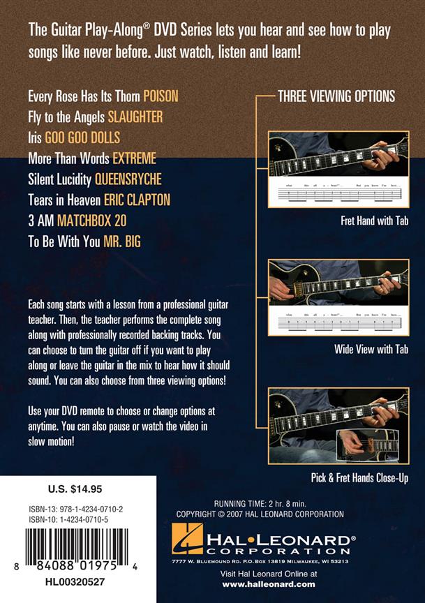 Acoustic Hits - Guitar Play-Along DVD Volume 3