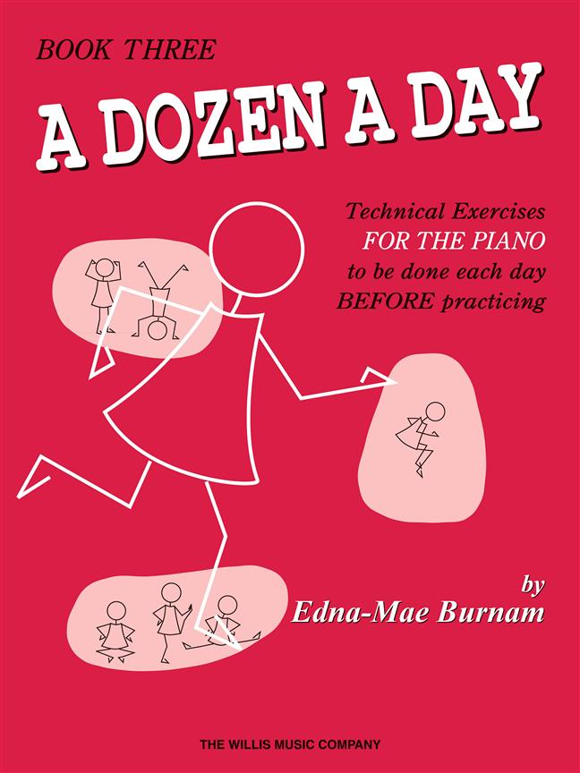 A Dozen a Day Book 3 - Technical Exercises - noty na klavír