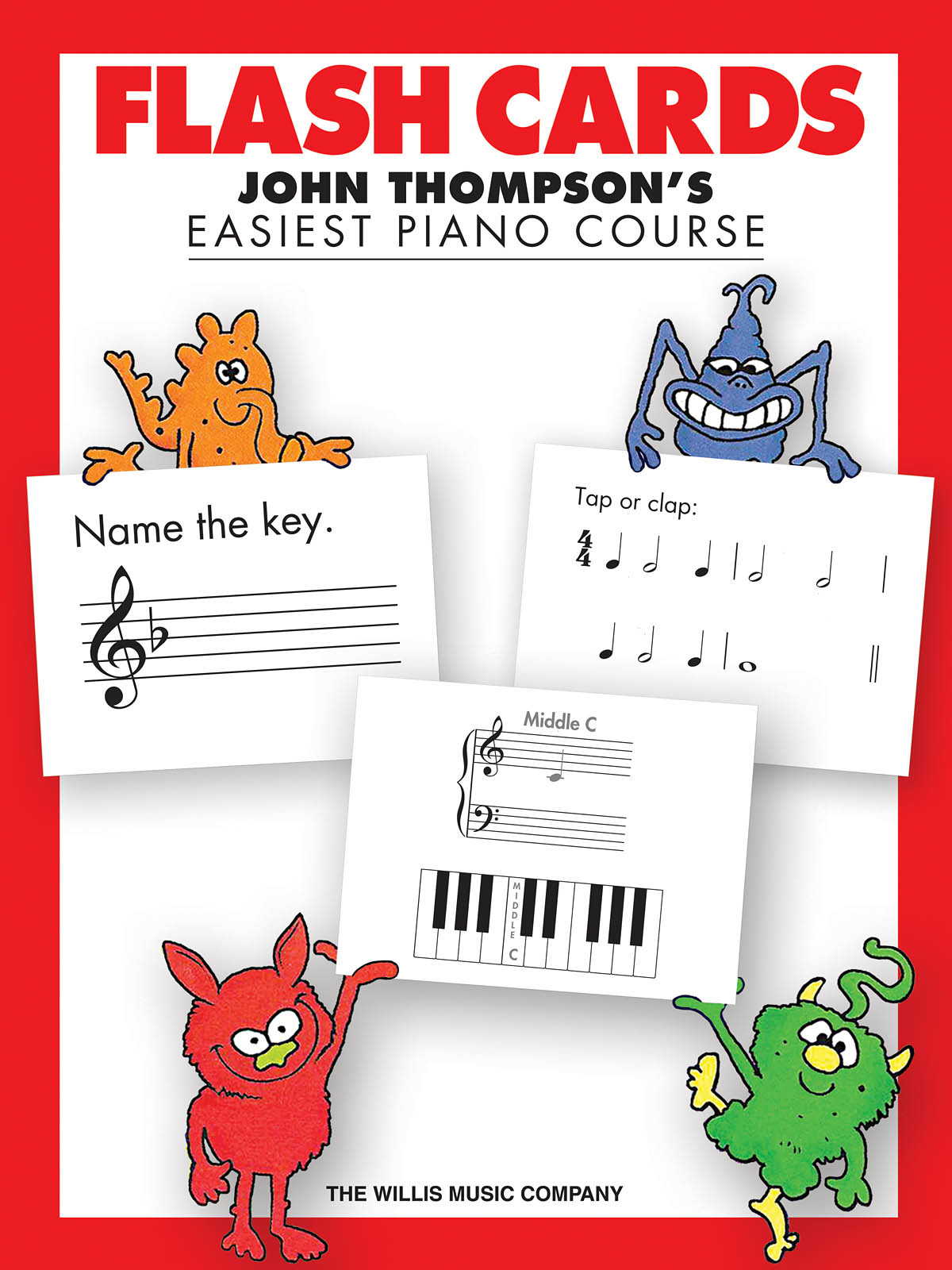 Flash Cards - John Thompson's Easiest Piano Course - noty na klavír