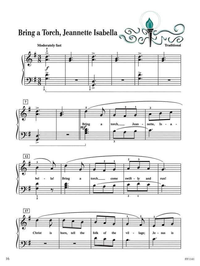 Piano Adventures Level 3A - Christmas Book - škola hry na klavír