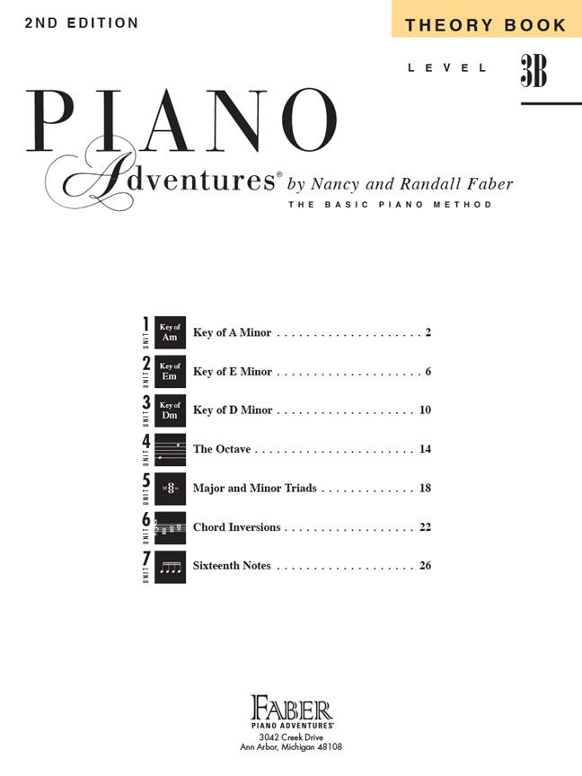 Piano Adventures Level 3B - Theory Book - 2nd Edition