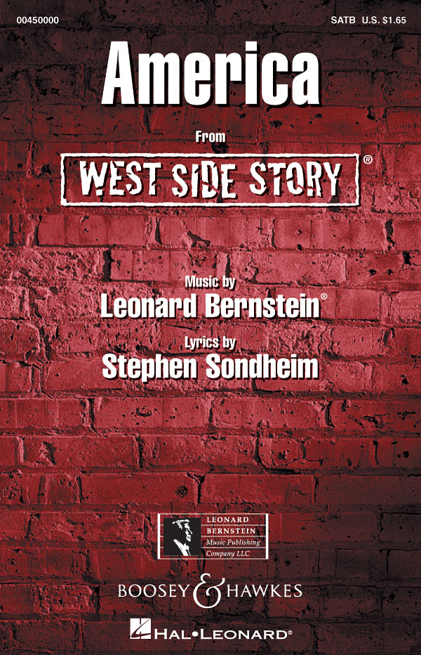 America - from West Side Story - noty pro sbor SATB