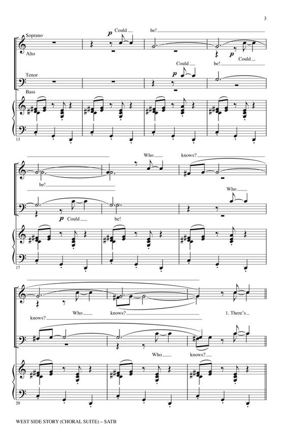 West Side Story - noty pro sbor SATB