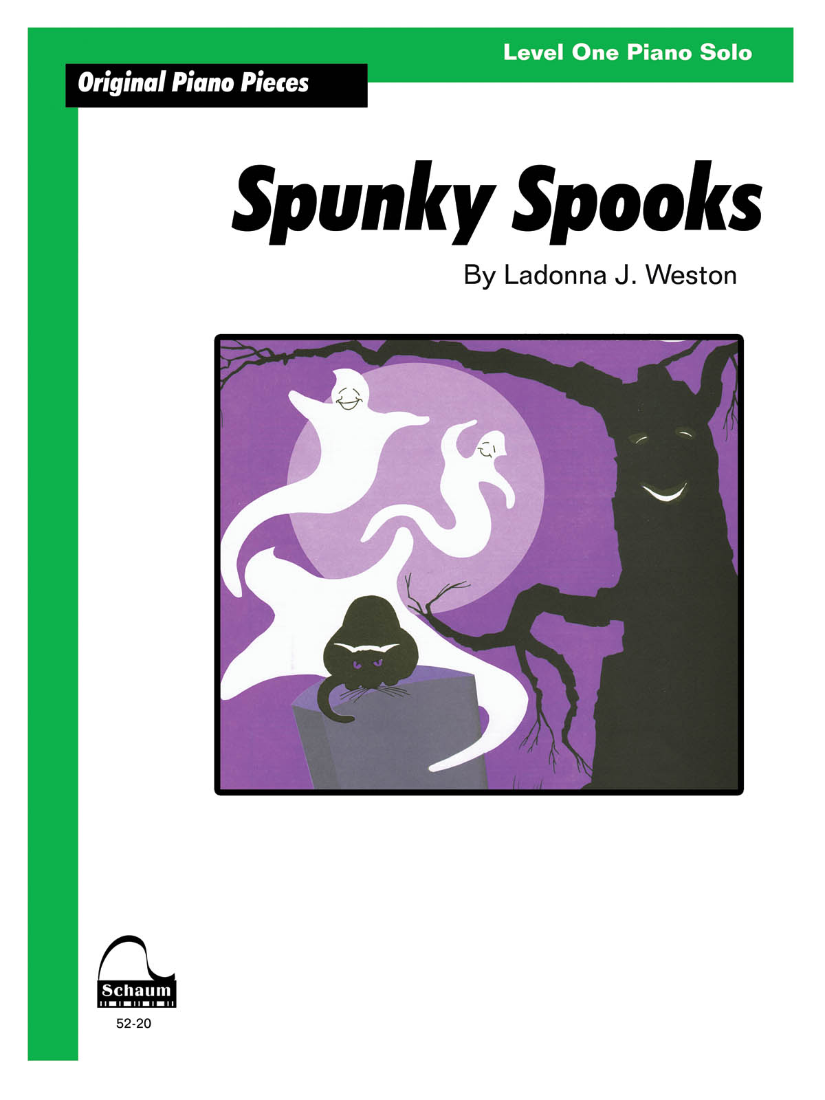 Spunky Spooks - Schaum Level 1 Sheet - hráče na klavír