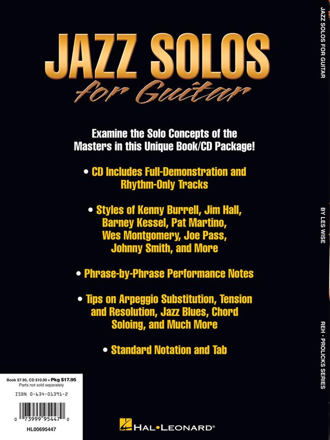 Jazz Solos For Guitar - pro kytaru