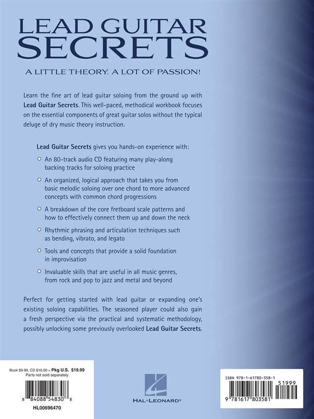 Lead Guitar Secrets - Unluck the Mysteries of Creating Great Solos - pro kytaru