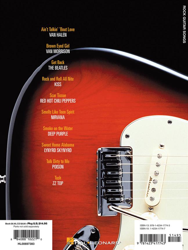 Rock Guitar Songs - Hal Leonard Guitar Method - noty na kytaru