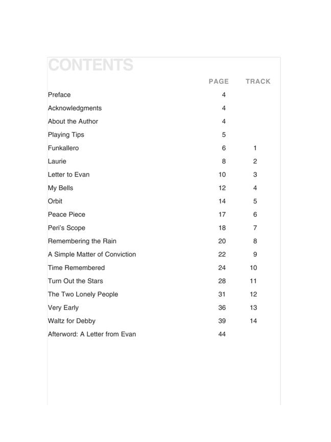 The Bill Evans Guitar Book - Music, Instruction and Analysis - noty na kytaru