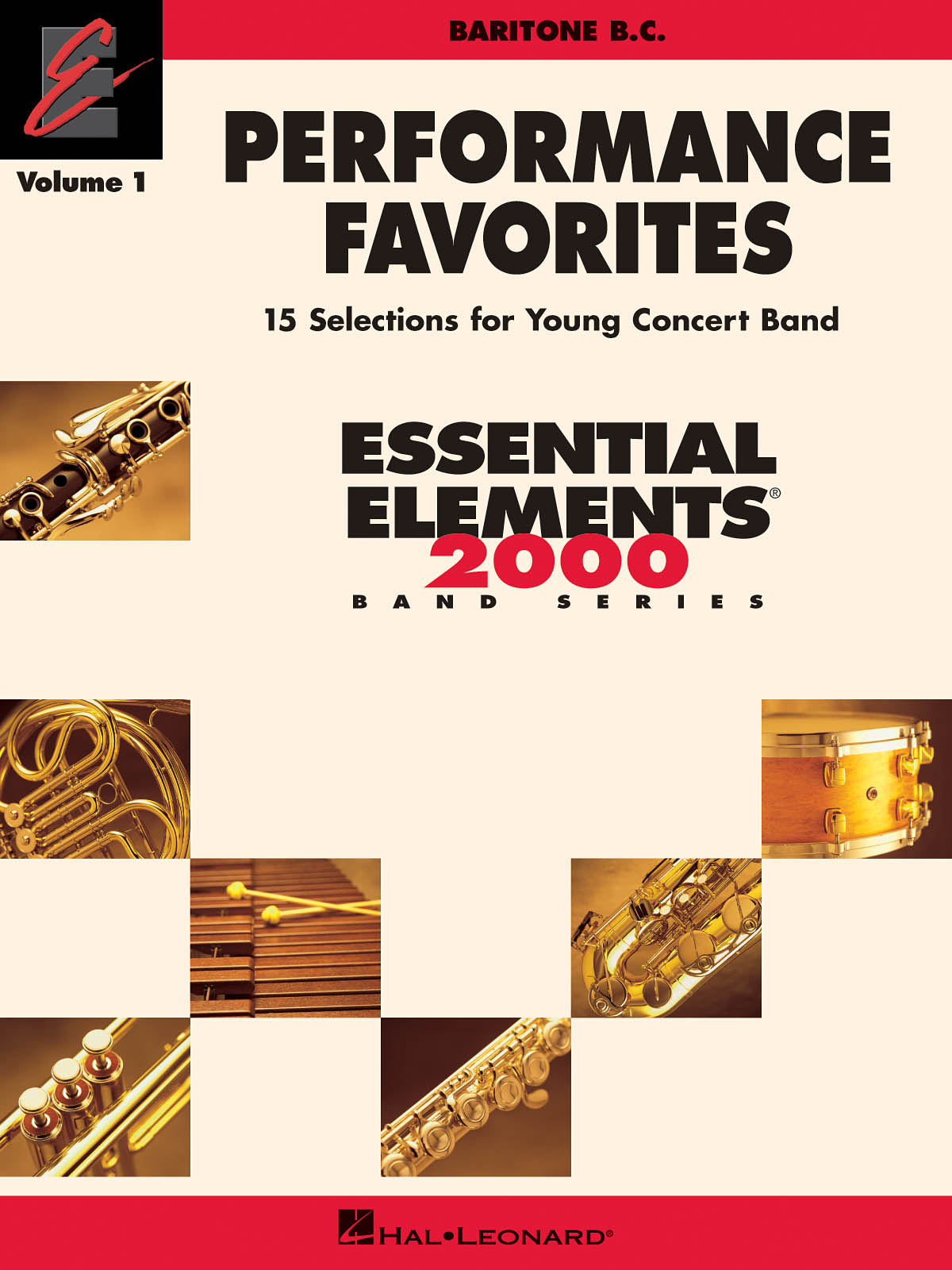 Performance Favorites Vol. 1 - Baritone B.C. - 15 Selections for Young Concert Band pro nástroje v různých laděních