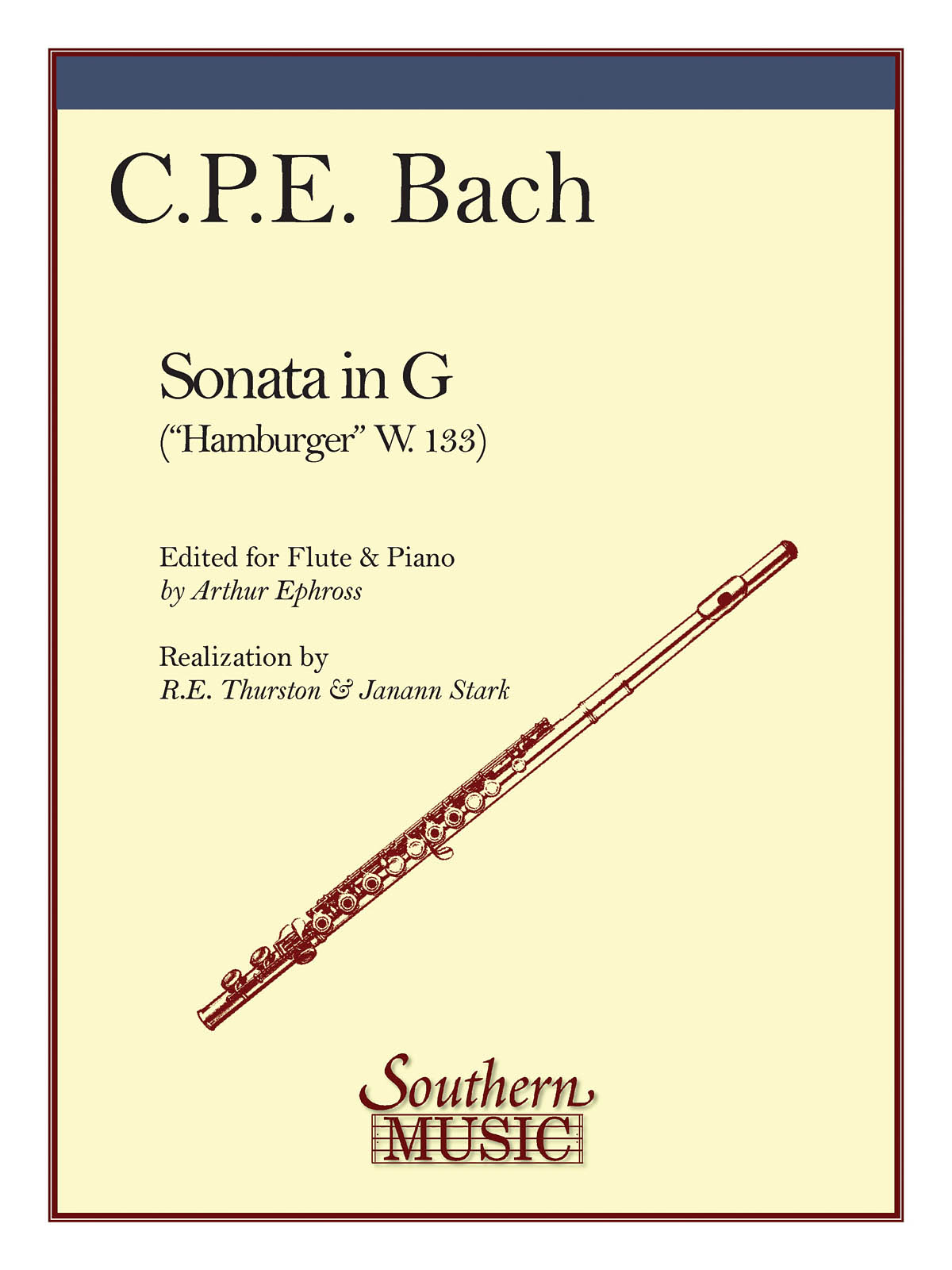 Sonata In G (Hamburg) - na příčnou flétnu