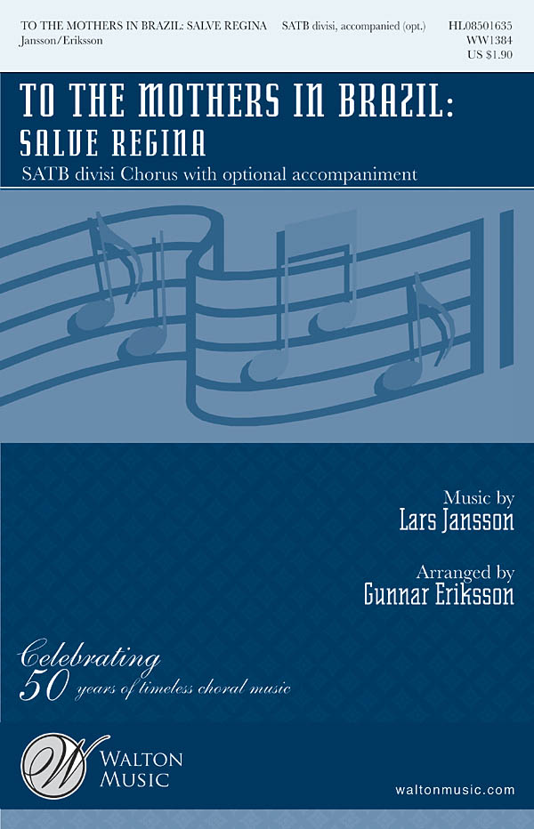 To the Mothers in Brazil: Salve Regina noty pro sbor SATB