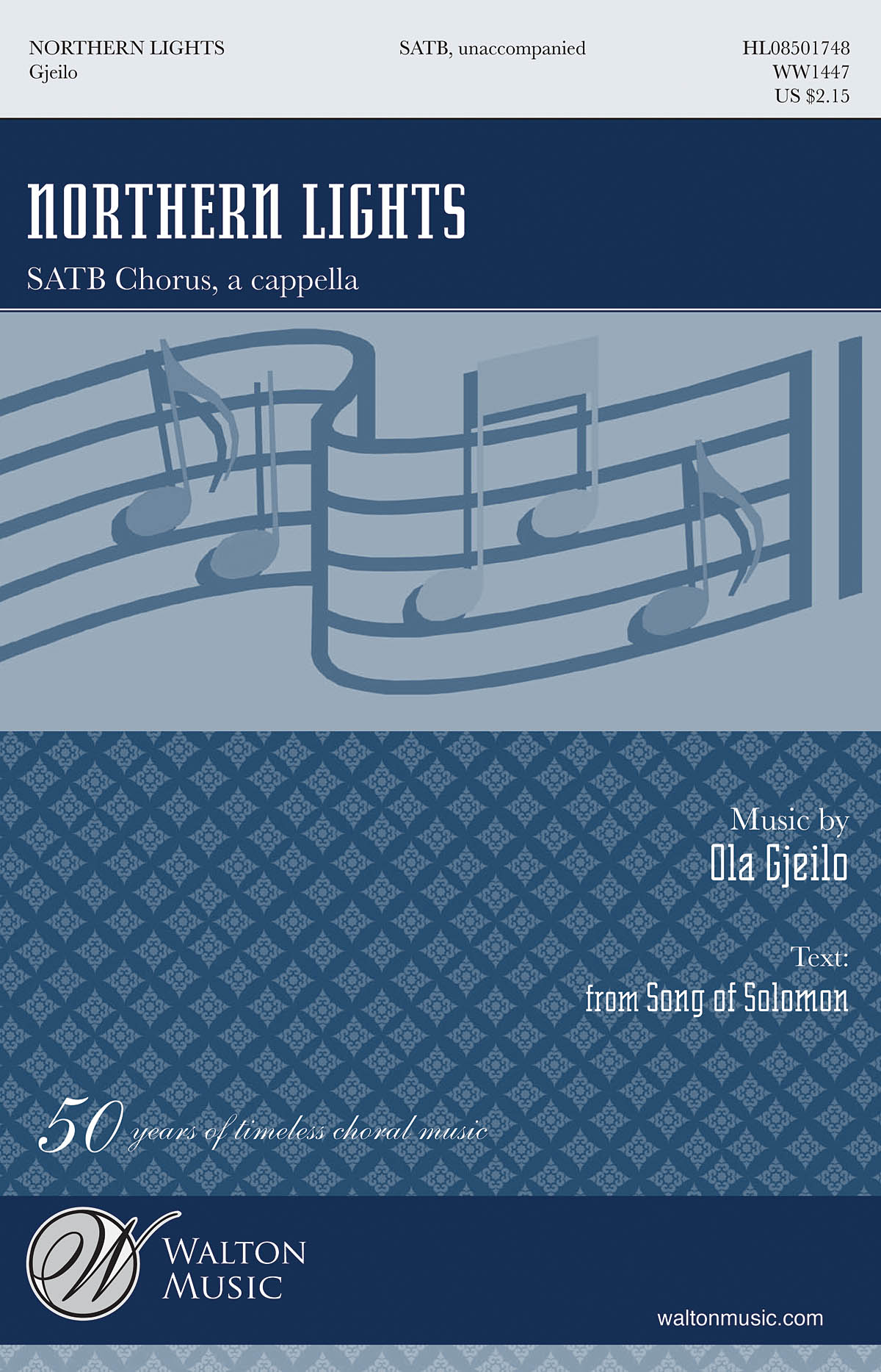 Northern Lights - for SATB Chorus a cappella noty pro sbor SATB a Cappella