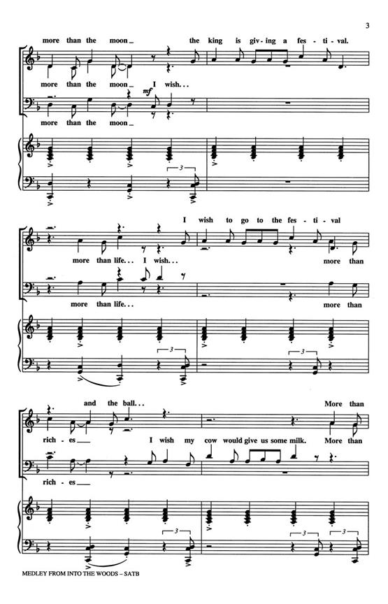 Into The Woods - SATB noty pro sbor SATB