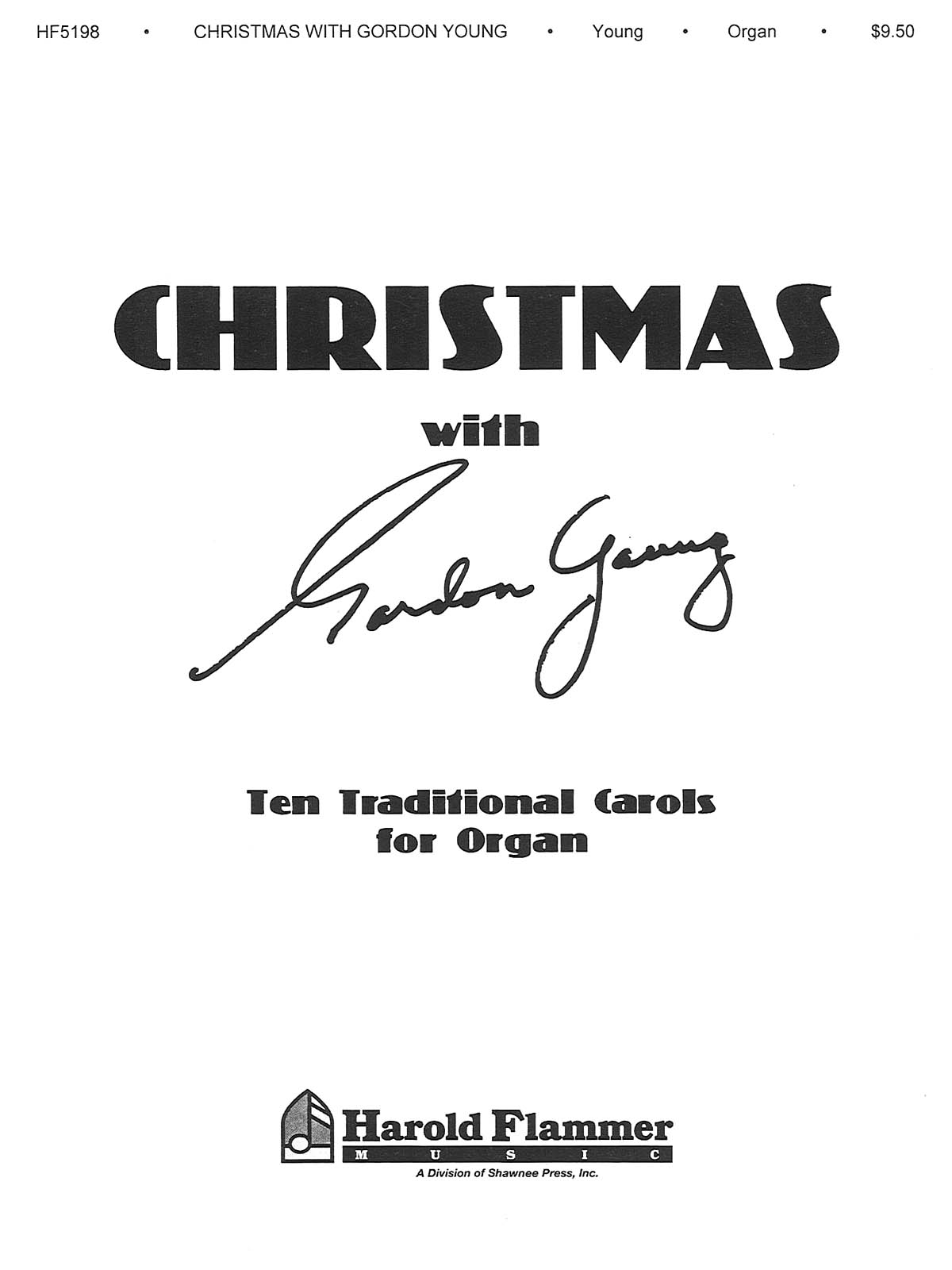 Christmas with Gordon Young - Ten Traditional Carols for Organ - na varhany