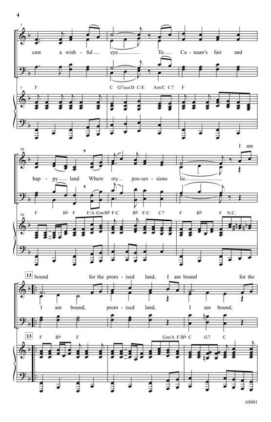 I Am Bound for the Promised Land - pro sbor SATB