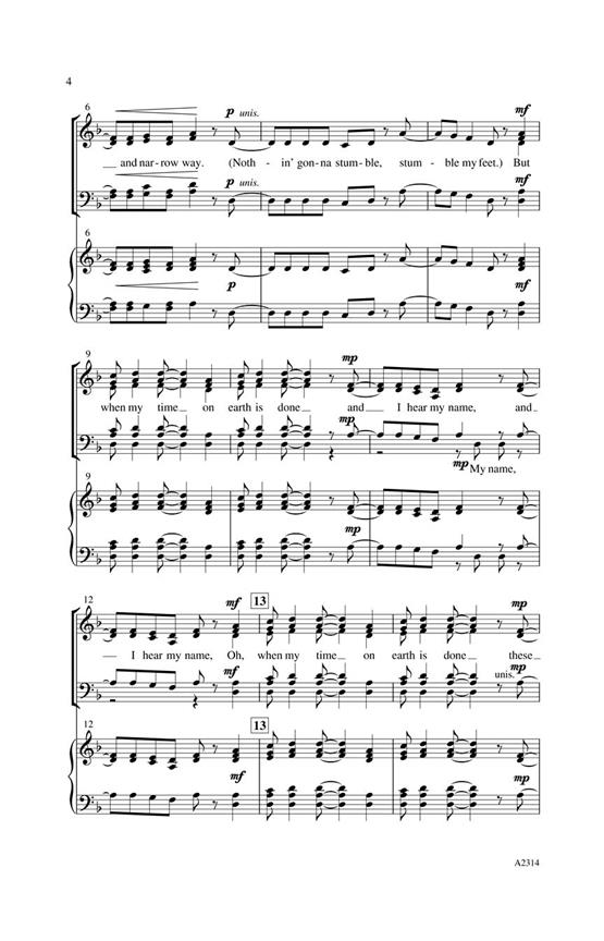 Nothin'Gonna Stumble In My Feet - pro sbor SATB