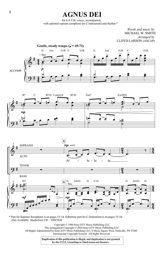 Agnus Dei - pro sbor SATB