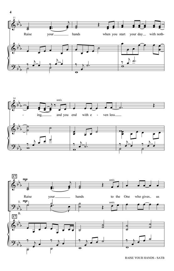 Raise Your Hands - pro sbor SATB