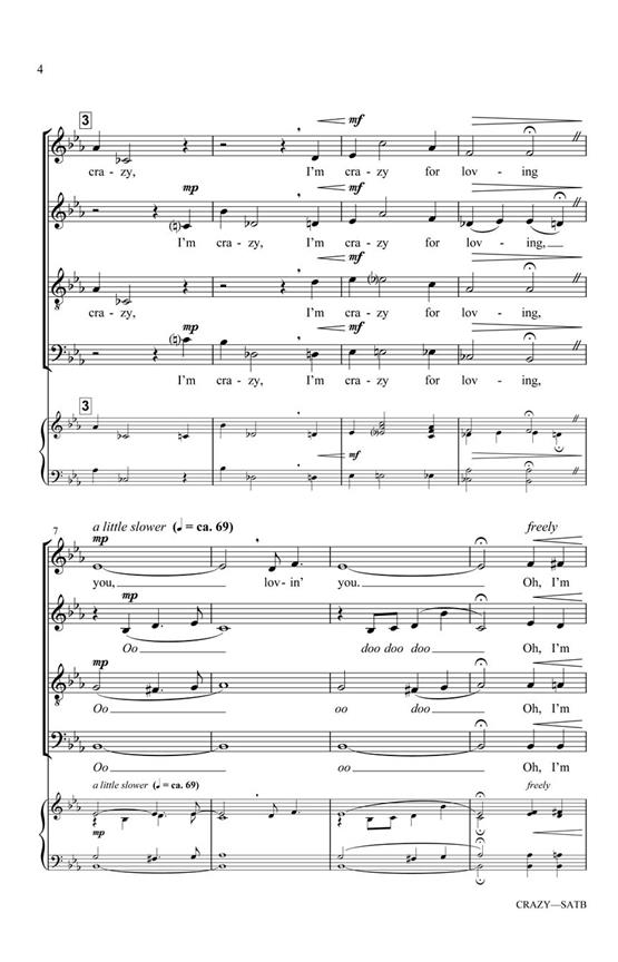 Crazy - pro sbor SATB