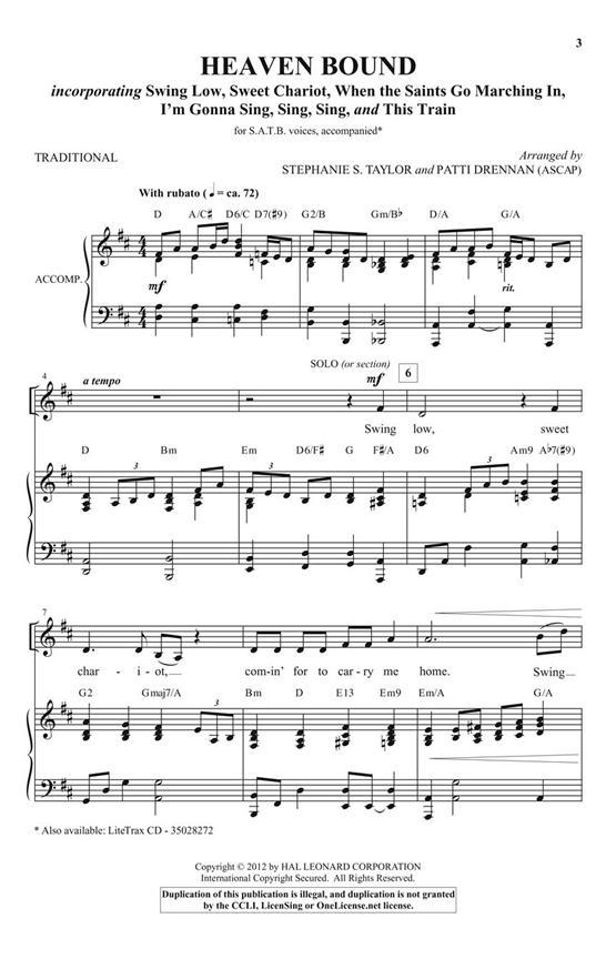 Heaven Bound - pro sbor SATB