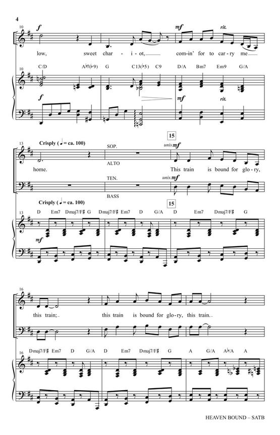 Heaven Bound - pro sbor SATB