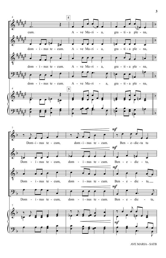 Ave Maria - pro sbor SATB a Cappella