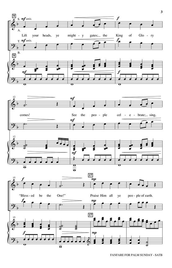 Fanfare for Palm Sunday - pro sbor SATB