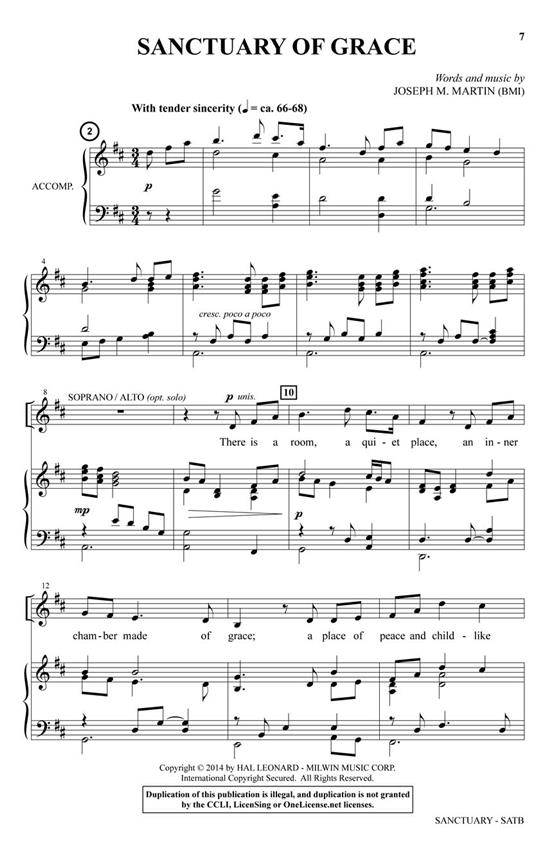 Sanctuary - A Cantata of Hope and Peace - pro sbor SATB