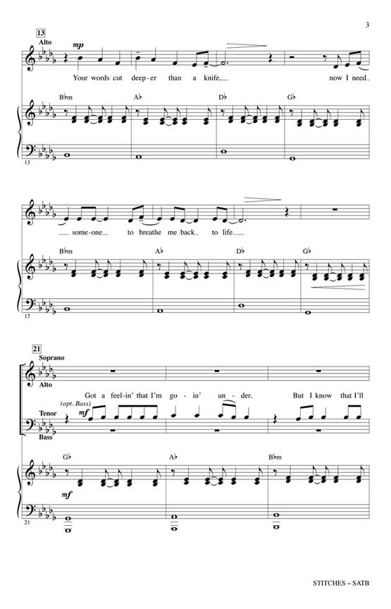 Stitches - pro sbor SATB