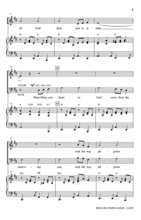 Jesus Is Coming Soon - pro sbor SATB