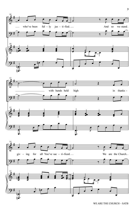 We Are the Church - pro sbor SATB