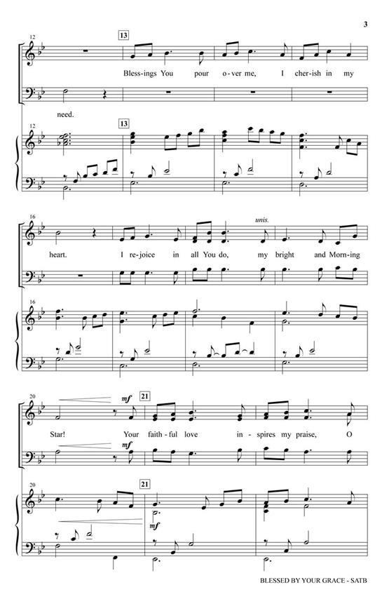 Blessed by Your Grace - pro sbor SATB