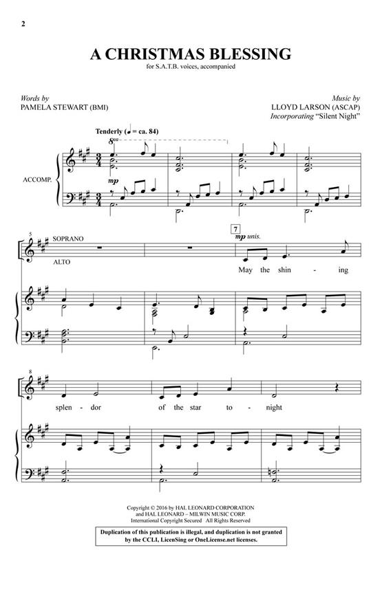 A Christmas Blessing - pro sbor SATB