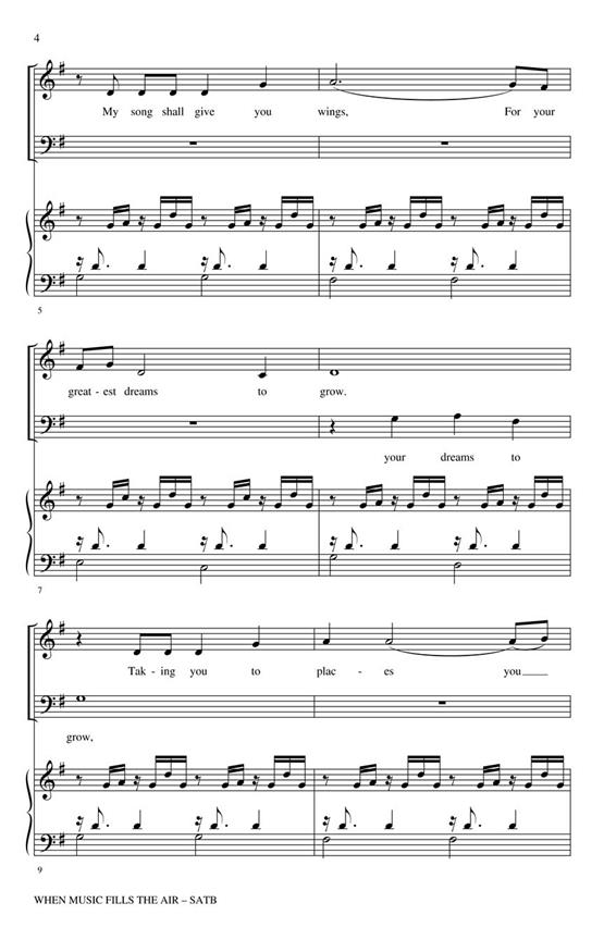 When Music Fills the Air - pro sbor SATB