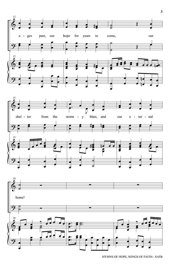 Hymns of Hope, Songs of Faith - pro sbor SATB