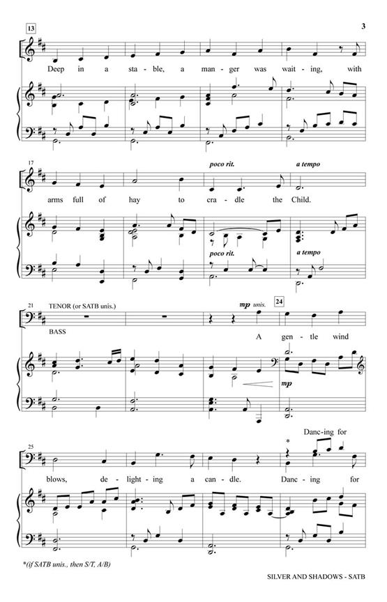 Silver and Shadows - pro sbor SATB