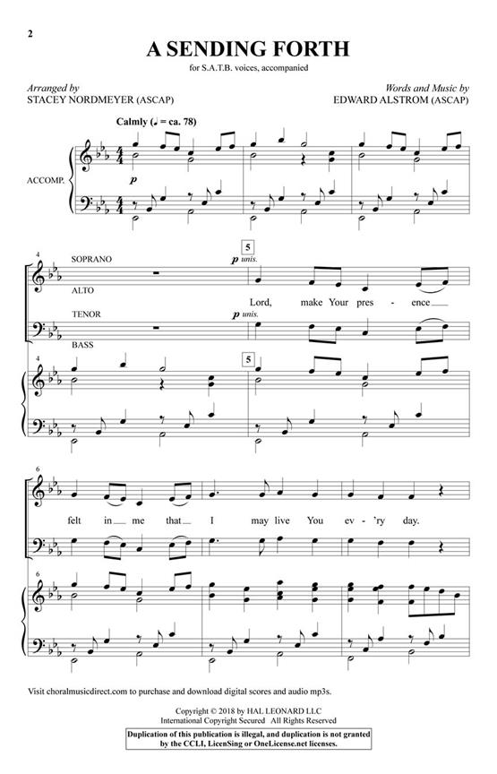 A Sending Forth - pro sbor SATB