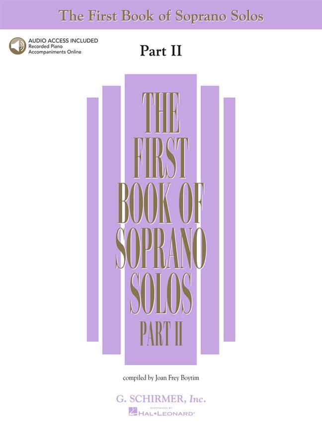 The First Book of Soprano Solos - Part II - noty pro soprán a klavír