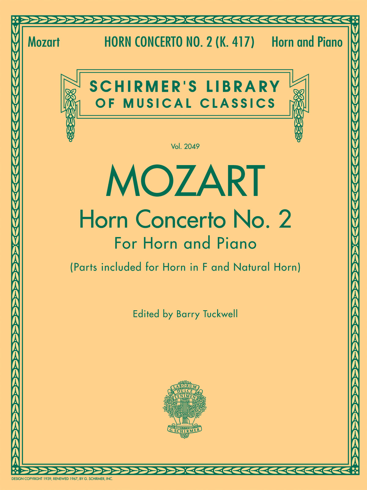 Horn Concerto No.2 - lesní roh a klavír
