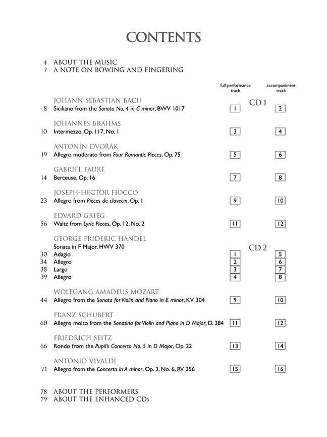 Housle a klavír - The Violin Collection - Intermediate Level / G. Schirmer Instrumental Library