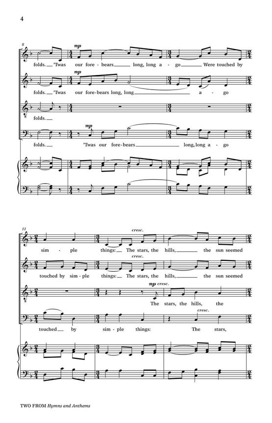 Two from Hymns and Anthems - Jameson Marvin Choral Series noty pro sbor SATB a Cappella