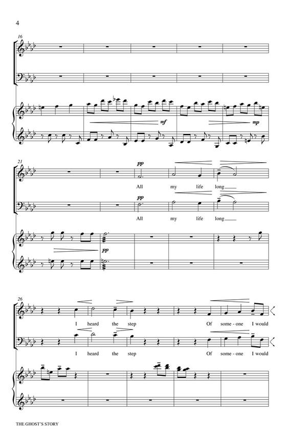 The Ghost's Story noty pro sbor SATB